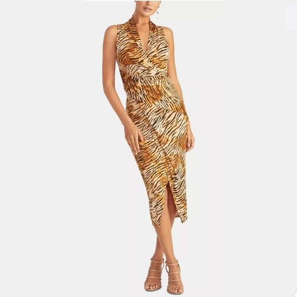 rachel roy faux wrap dress